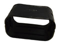 100mm Connection Piece Slimduct Trunking Black