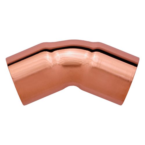 B332 7/8 45 Degree Refrigeration Copper Elbow