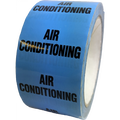 50mm Air Conditioning Pipe ID Tape - HVAC Labeling UK
