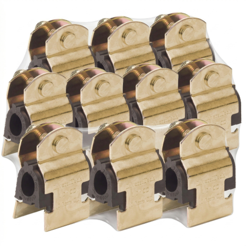 10mm 3/8 inch Pipe Channel Clip Cushion Clamp 10 Pack