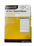 Aspen Pumps AC-Pro F-Gas Compliant Refrigerant Tracking NCR Report Pad 50 Sheets (S080354GB)