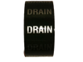Drain Pipe Identification Tape - Self-Adhesive for Pipework Labelling