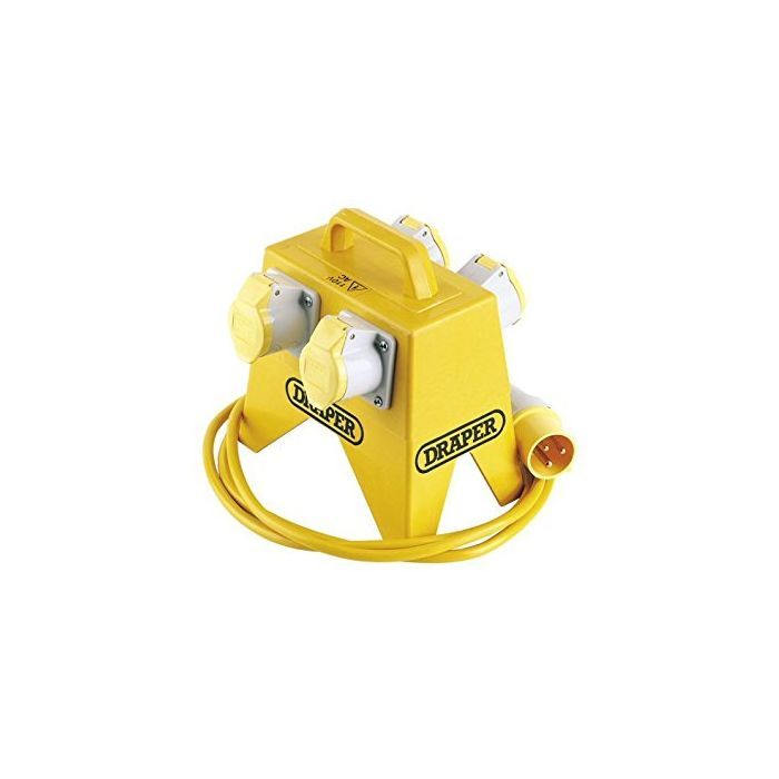 Draper 4 Way Junction Box for 110V Site Transformer