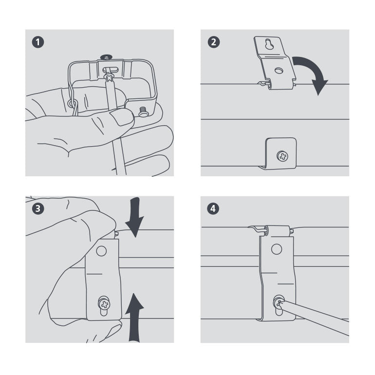 Step-by-step diagram showing how to use a tool or device.