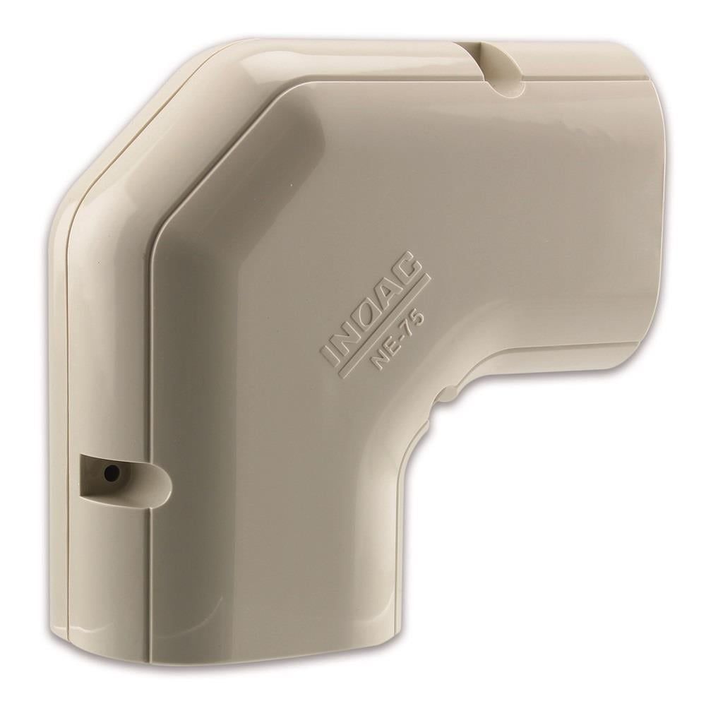 Inoac NE-75 Plastic Pipe Trunking 75mm Horizontal Elbow (Each)