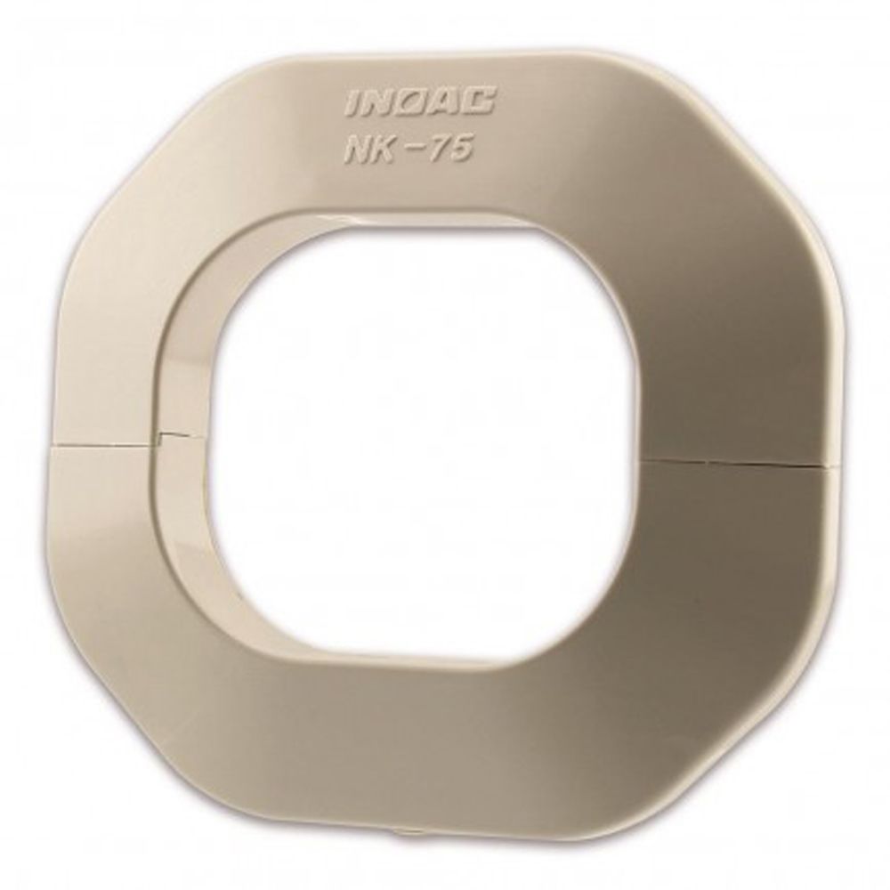 Inoac NK-100 Plastic Pipe Trunking 100mm Wall Cap (Each)