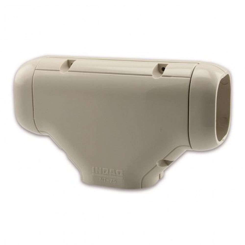 Inoac NT-75 Plastic Pipe Trunking 75mm Tee Joint (Each)