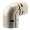 Inoac NZ-75 Plastic Pipe Trunking 75mm Universal Vertical Elbow (Each)