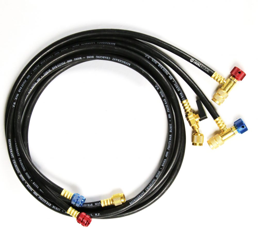 Javac EDGE Safe Seal Charging Hoses 72" — 1/4" — JAV-1071