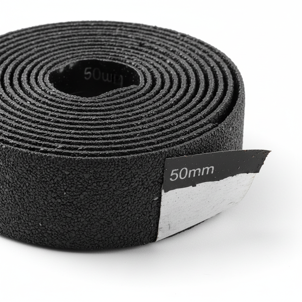 Bituminous tape close-up