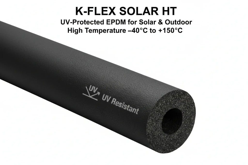 K-FLEX SOLAR HT high-temperature tube insulation 25m coil for solar thermal applications