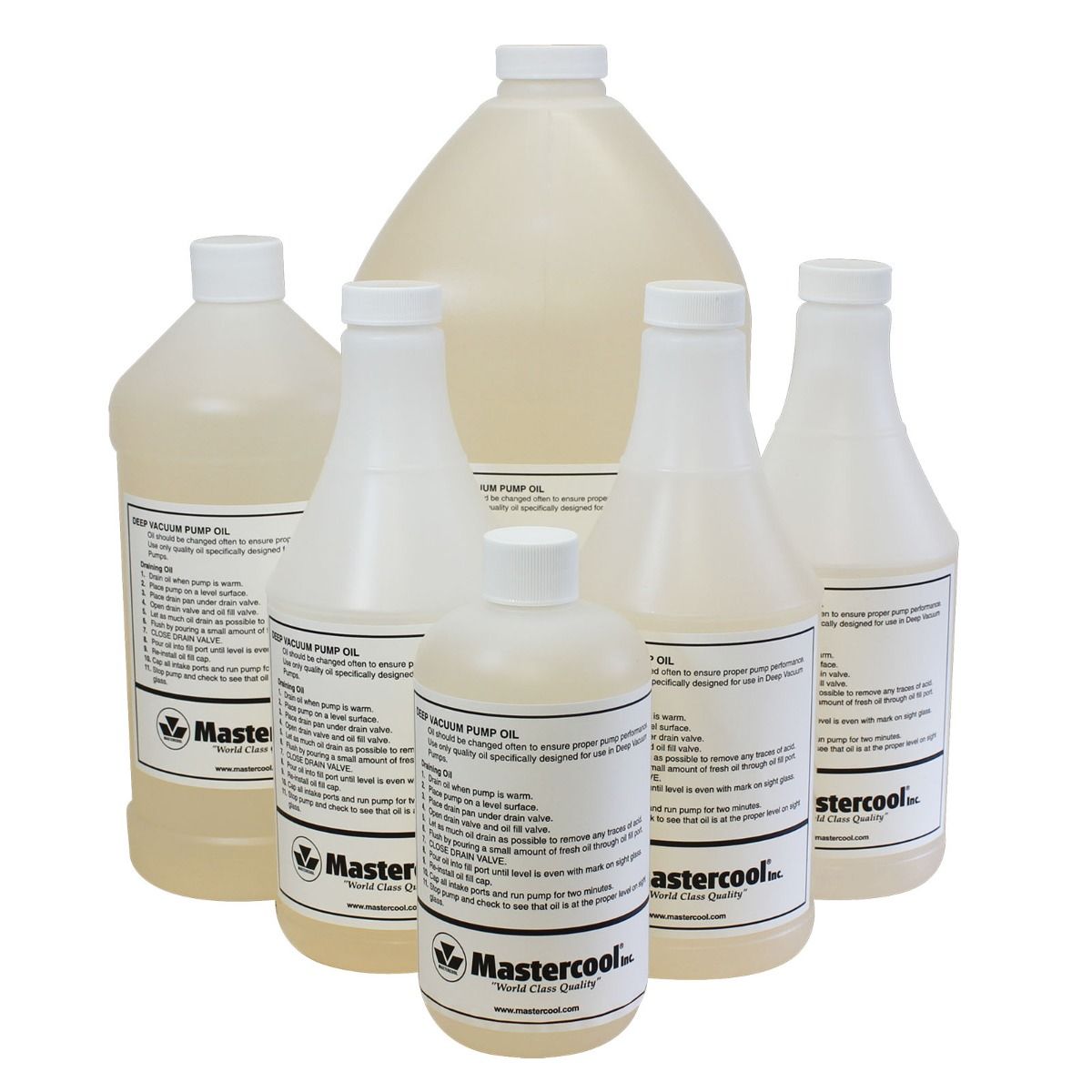 Mastercool 90018-6 Vacuum Pump Oil Case of 6 18oz 531ml Bottles