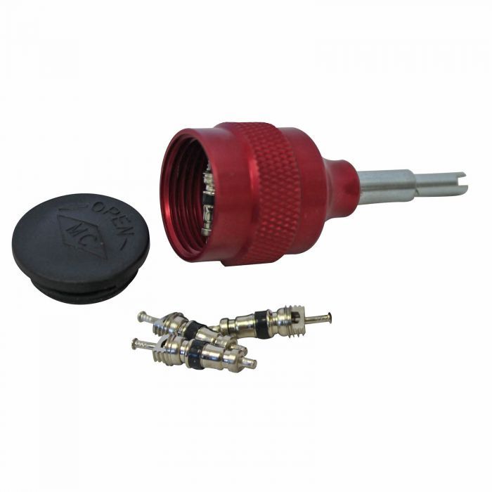 Mastercool Valve Core Removal Kit With 6 Valve Cores