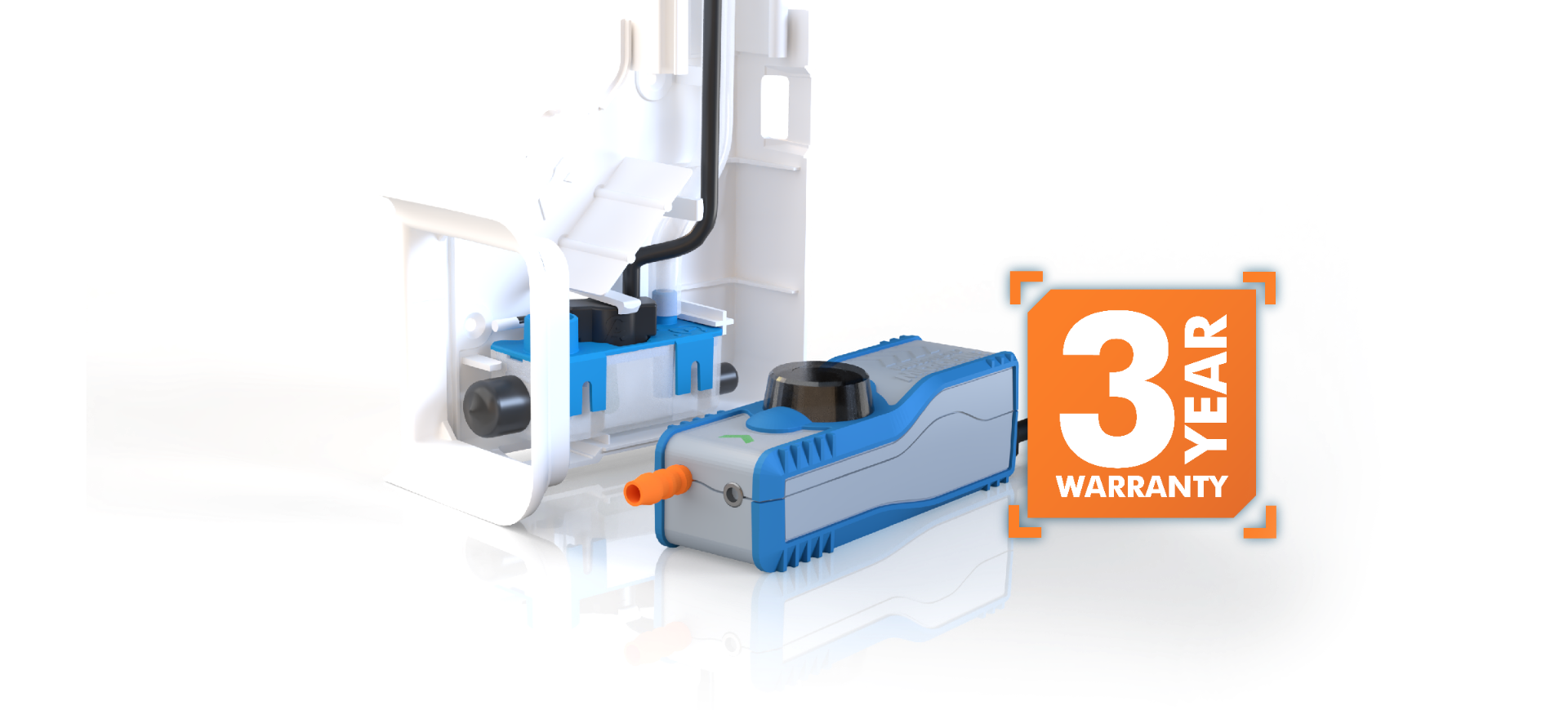 MicroBlue White Ducting Kit for Mini-Split Condensate Pumps UK