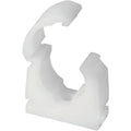Overflow Pipe White Drain Talon Clip 22mm 3/4
