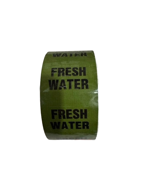 Pipe Identification Tape Fresh Water