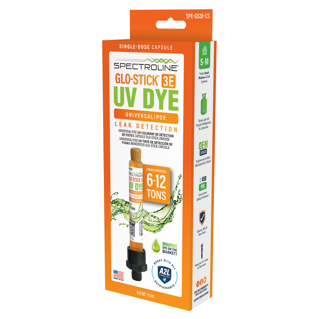 Spectroline Glo-Stick 3E UV Fluorescent Dye Capsule — GS-3/E