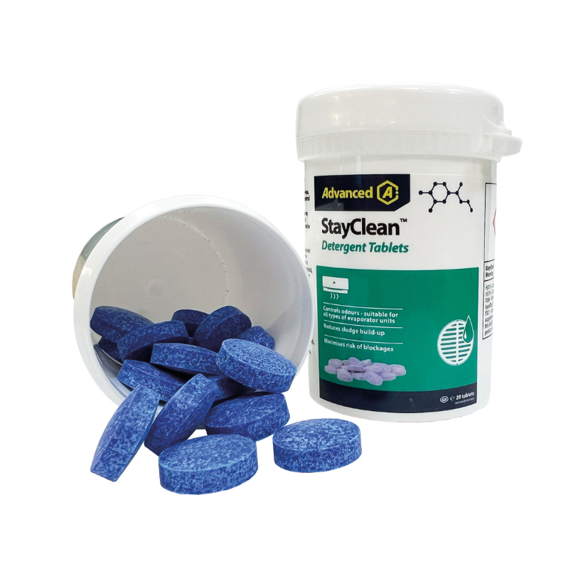 StayClean Detergent Tablets for Air Conditioning Condensate Tray Maintenance and Odour Control