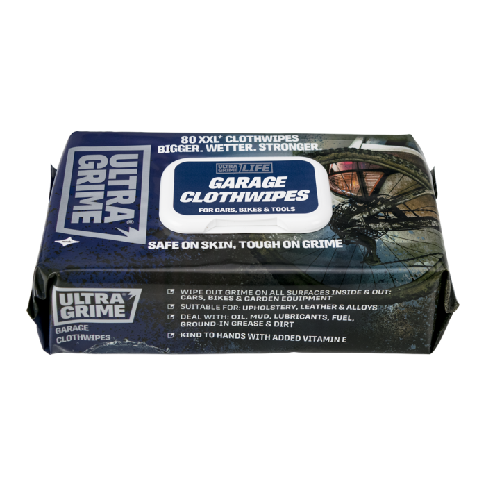 مناديل يوني وايب ألتراغرايم لايف المبللة لتنظيف المرآب