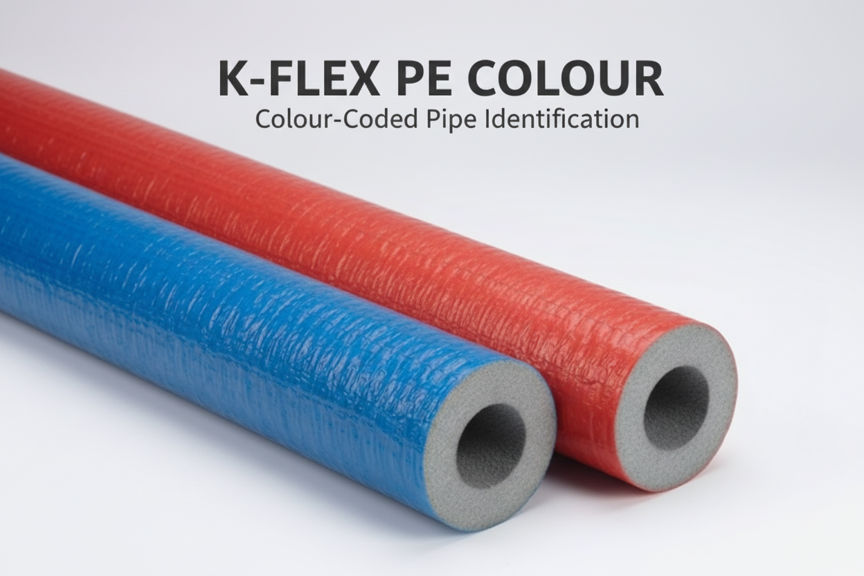 K-FLEX PE Colour Collection Image - Insulation Only